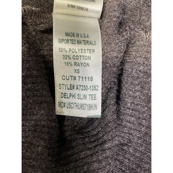 Agolde 'Delphi' Black Slim Tee Size XS - Picture 5 of 5